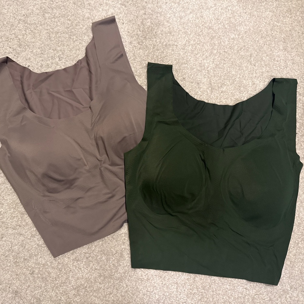 Understance Seamless wireless Crop Bra Top Duo